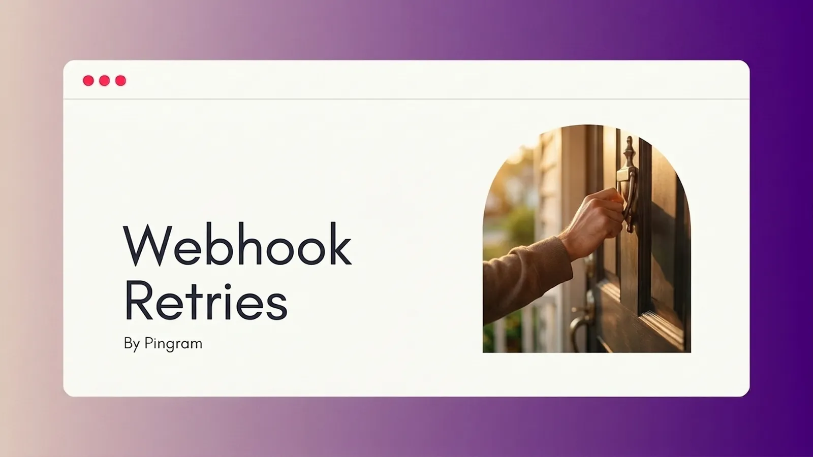Announcing: Webhook retries